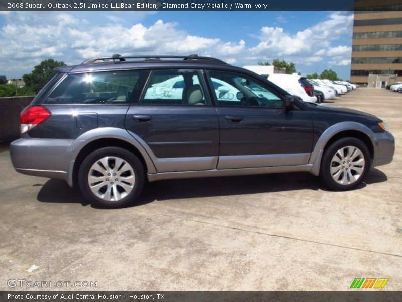 Diamond Gray Metallic / Warm Ivory 2008 Subaru Outback 2.5i Limited L.L.Bean Edition