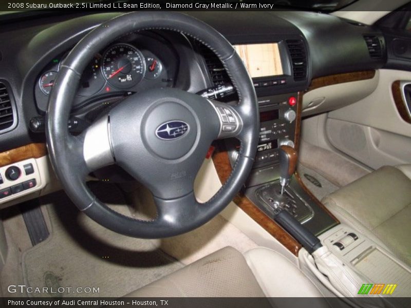 Diamond Gray Metallic / Warm Ivory 2008 Subaru Outback 2.5i Limited L.L.Bean Edition