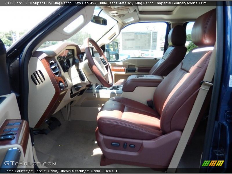 Front Seat of 2013 F350 Super Duty King Ranch Crew Cab 4x4