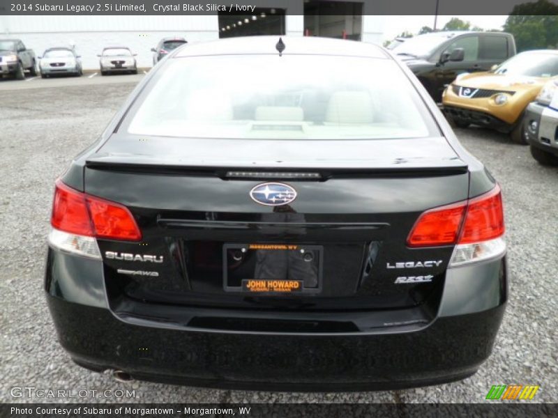 Crystal Black Silica / Ivory 2014 Subaru Legacy 2.5i Limited