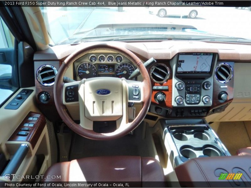 Dashboard of 2013 F350 Super Duty King Ranch Crew Cab 4x4