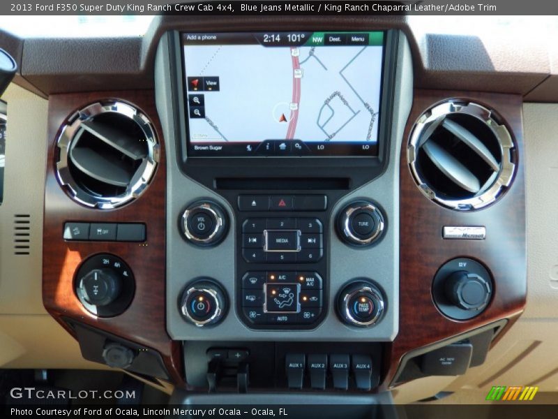 Controls of 2013 F350 Super Duty King Ranch Crew Cab 4x4