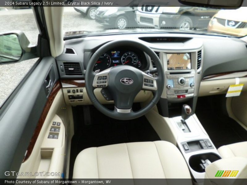 Crystal Black Silica / Ivory 2014 Subaru Legacy 2.5i Limited