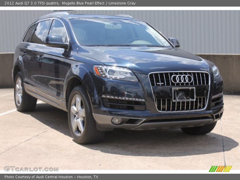 Mugello Blue Pearl Effect / Limestone Gray 2012 Audi Q7 3.0 TFSI quattro