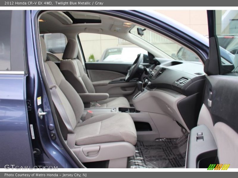 Twilight Blue Metallic / Gray 2012 Honda CR-V EX 4WD