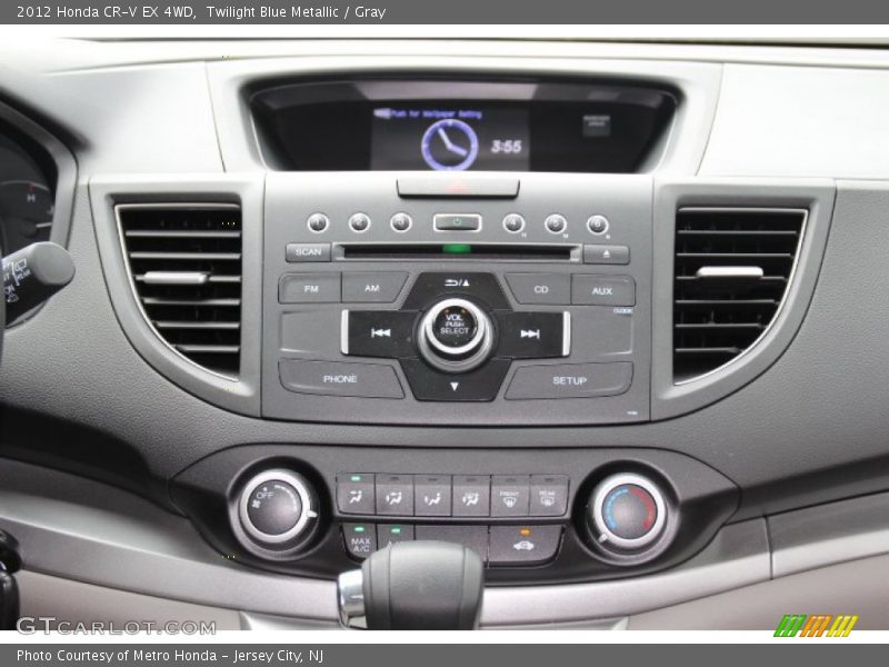 Twilight Blue Metallic / Gray 2012 Honda CR-V EX 4WD