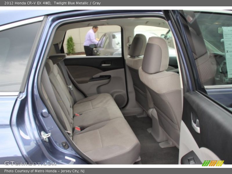 Twilight Blue Metallic / Gray 2012 Honda CR-V EX 4WD