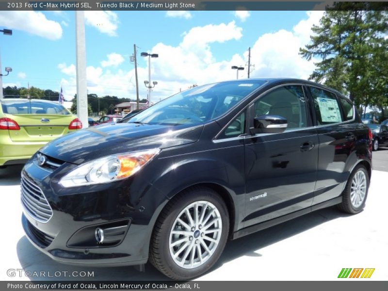 Tuxedo Black / Medium Light Stone 2013 Ford C-Max Hybrid SEL