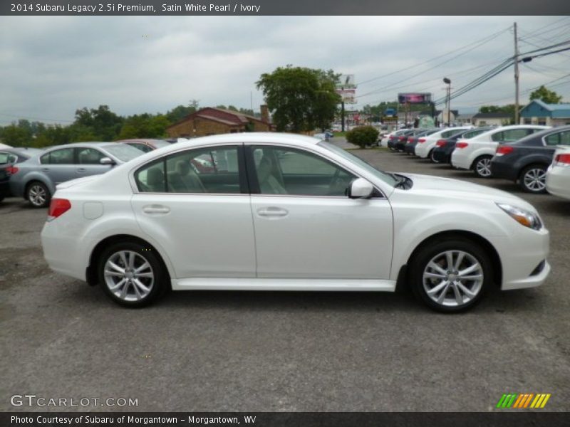 Satin White Pearl / Ivory 2014 Subaru Legacy 2.5i Premium