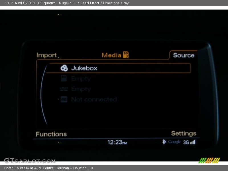 Mugello Blue Pearl Effect / Limestone Gray 2012 Audi Q7 3.0 TFSI quattro