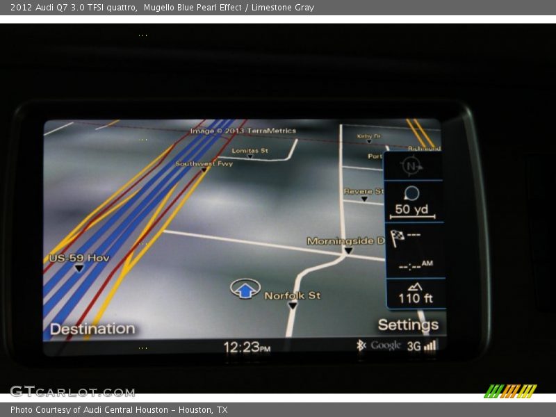 Mugello Blue Pearl Effect / Limestone Gray 2012 Audi Q7 3.0 TFSI quattro