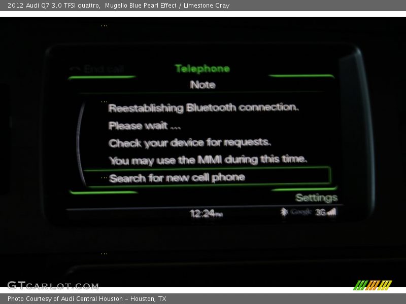 Mugello Blue Pearl Effect / Limestone Gray 2012 Audi Q7 3.0 TFSI quattro
