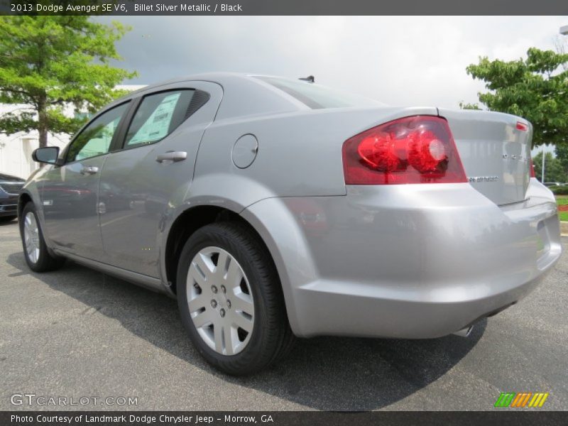 Billet Silver Metallic / Black 2013 Dodge Avenger SE V6
