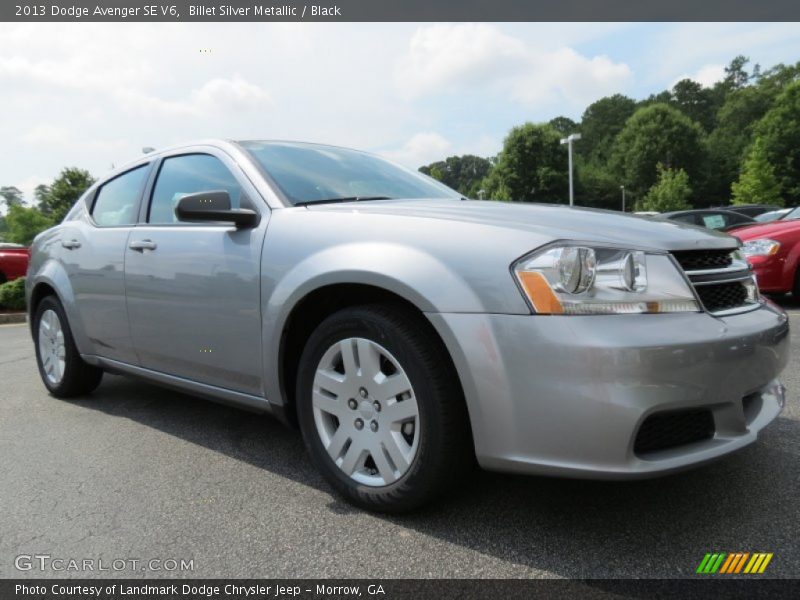 Billet Silver Metallic / Black 2013 Dodge Avenger SE V6