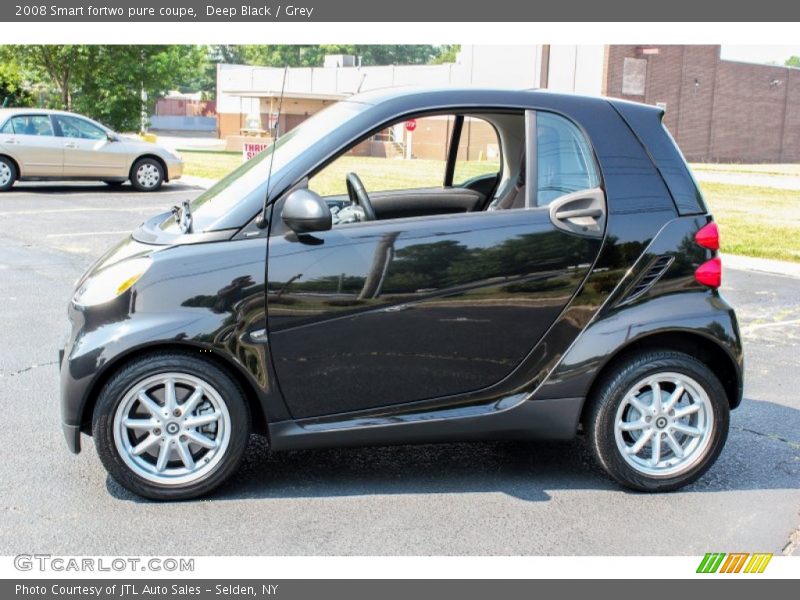 Deep Black / Grey 2008 Smart fortwo pure coupe