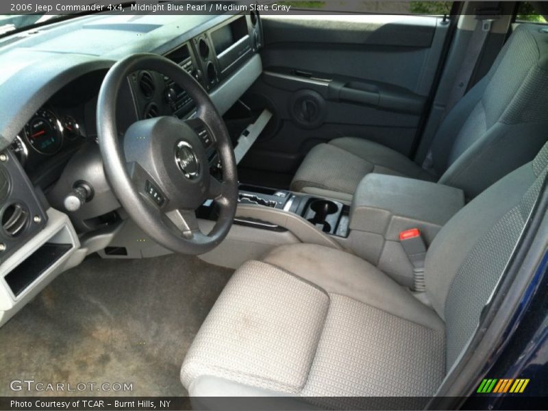 Midnight Blue Pearl / Medium Slate Gray 2006 Jeep Commander 4x4