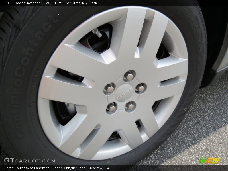 Billet Silver Metallic / Black 2013 Dodge Avenger SE V6