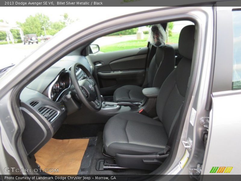 Billet Silver Metallic / Black 2013 Dodge Avenger SE V6