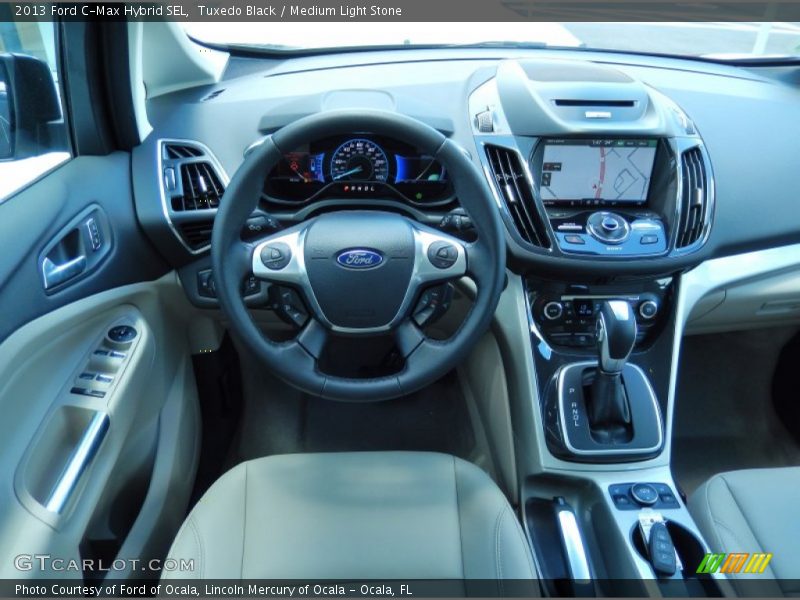 Tuxedo Black / Medium Light Stone 2013 Ford C-Max Hybrid SEL