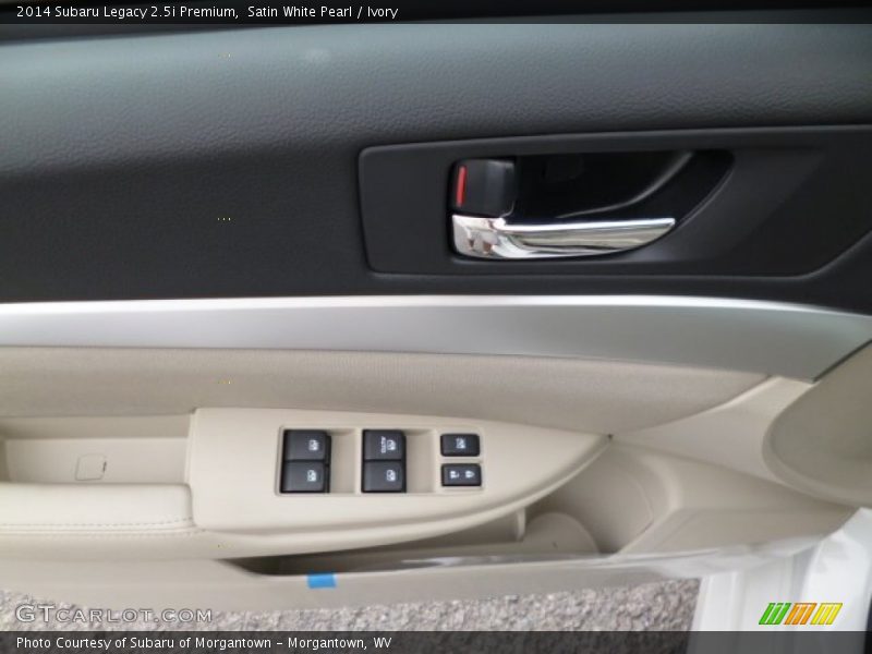 Satin White Pearl / Ivory 2014 Subaru Legacy 2.5i Premium
