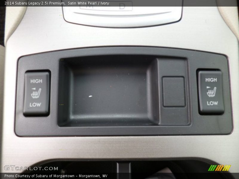 Satin White Pearl / Ivory 2014 Subaru Legacy 2.5i Premium
