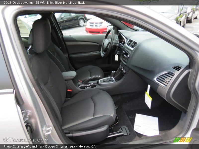 Billet Silver Metallic / Black 2013 Dodge Avenger SE V6