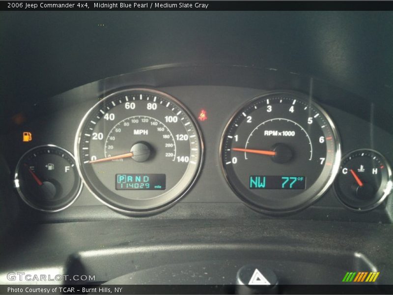 Midnight Blue Pearl / Medium Slate Gray 2006 Jeep Commander 4x4