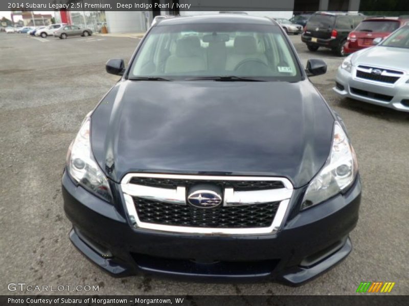 Deep Indigo Pearl / Ivory 2014 Subaru Legacy 2.5i Premium
