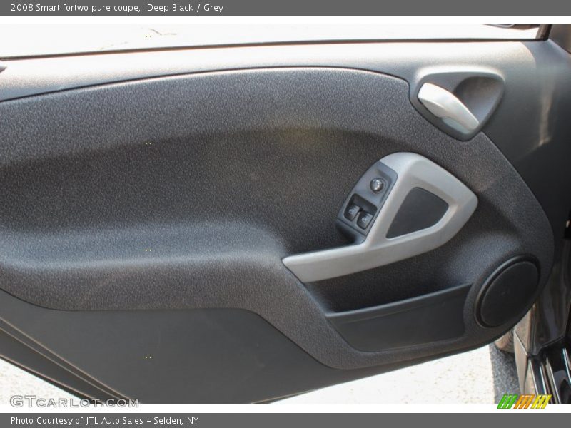 Deep Black / Grey 2008 Smart fortwo pure coupe