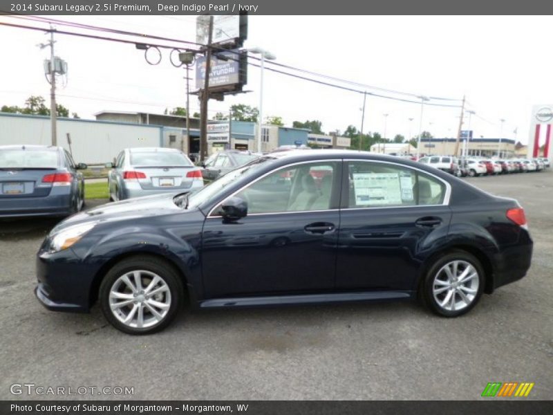 Deep Indigo Pearl / Ivory 2014 Subaru Legacy 2.5i Premium