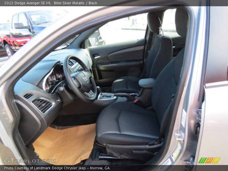Billet Silver Metallic / Black 2013 Dodge Avenger SE V6
