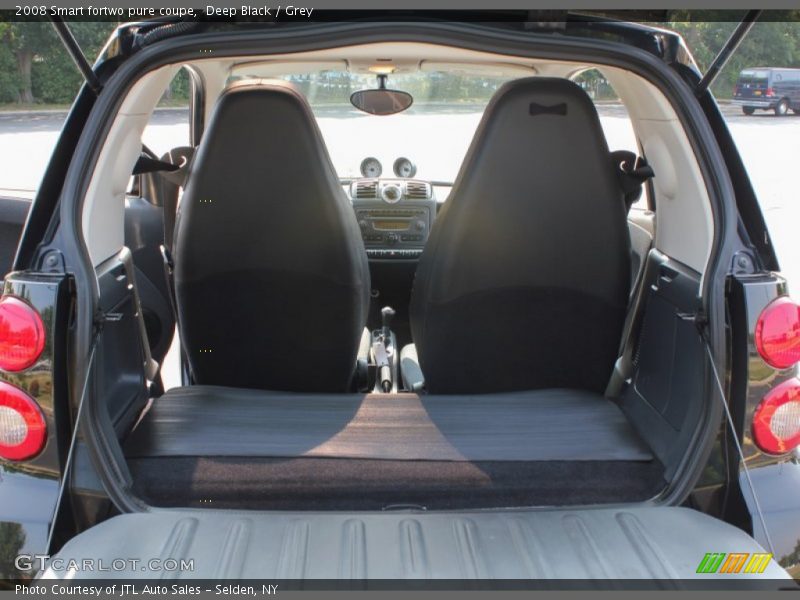 Deep Black / Grey 2008 Smart fortwo pure coupe