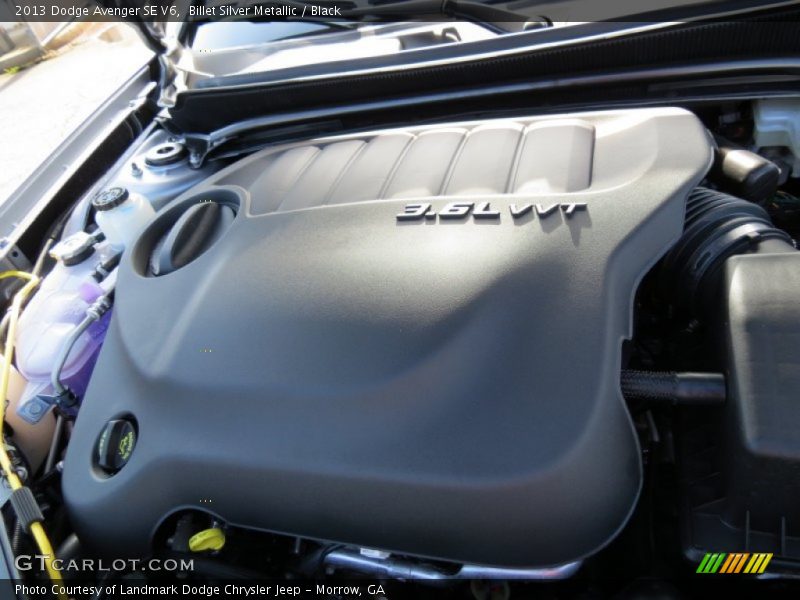 Billet Silver Metallic / Black 2013 Dodge Avenger SE V6