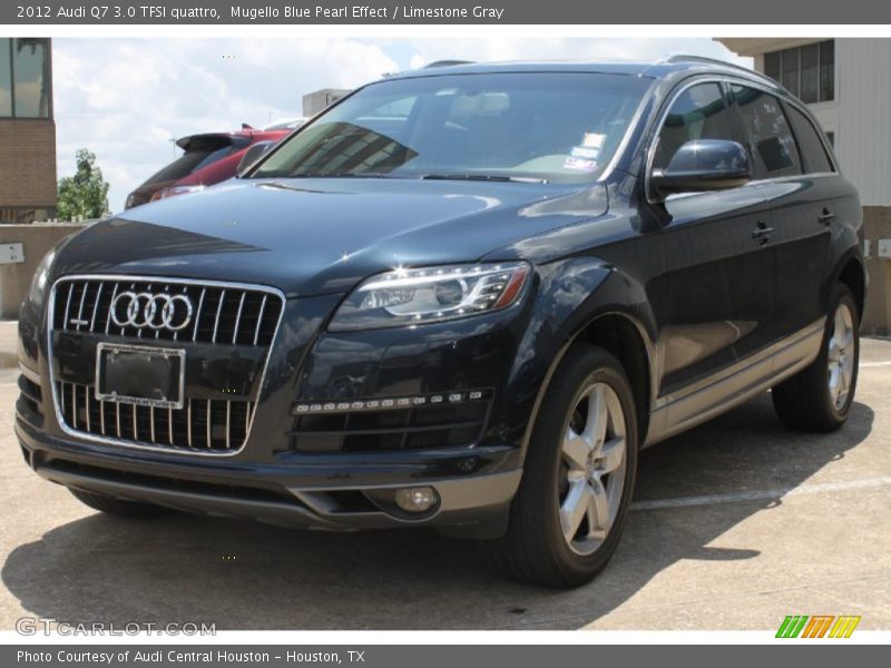 Mugello Blue Pearl Effect / Limestone Gray 2012 Audi Q7 3.0 TFSI quattro