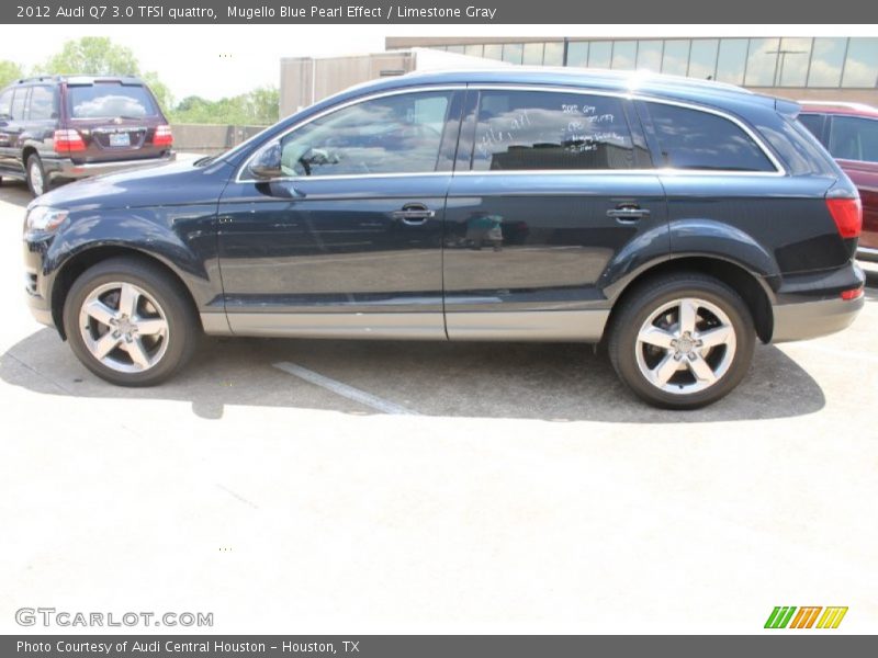Mugello Blue Pearl Effect / Limestone Gray 2012 Audi Q7 3.0 TFSI quattro