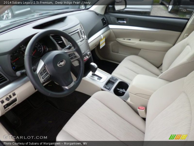 Deep Indigo Pearl / Ivory 2014 Subaru Legacy 2.5i Premium