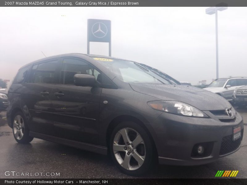 Galaxy Gray Mica / Espresso Brown 2007 Mazda MAZDA5 Grand Touring