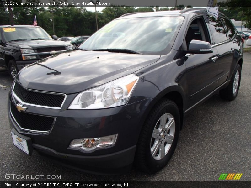 Cyber Gray Metallic / Ebony 2012 Chevrolet Traverse LT