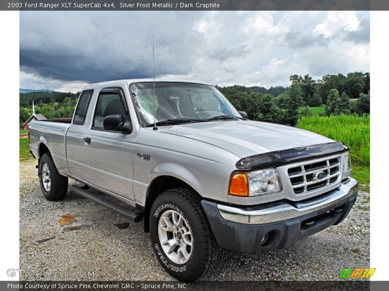 Silver Frost Metallic / Dark Graphite 2003 Ford Ranger XLT SuperCab 4x4