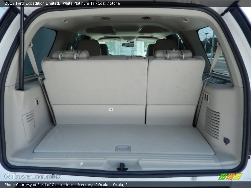 White Platinum Tri-Coat / Stone 2013 Ford Expedition Limited