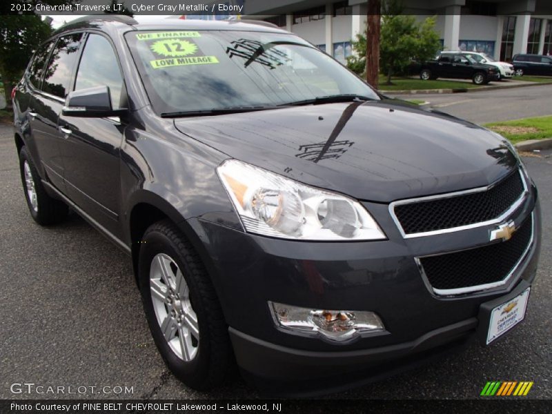Cyber Gray Metallic / Ebony 2012 Chevrolet Traverse LT