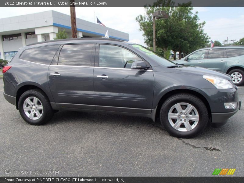 Cyber Gray Metallic / Ebony 2012 Chevrolet Traverse LT