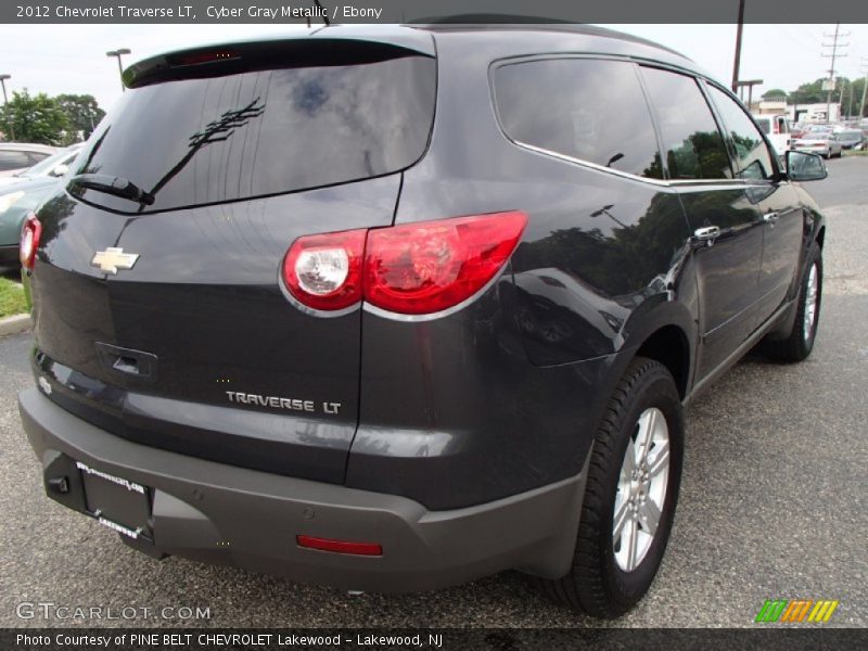 Cyber Gray Metallic / Ebony 2012 Chevrolet Traverse LT