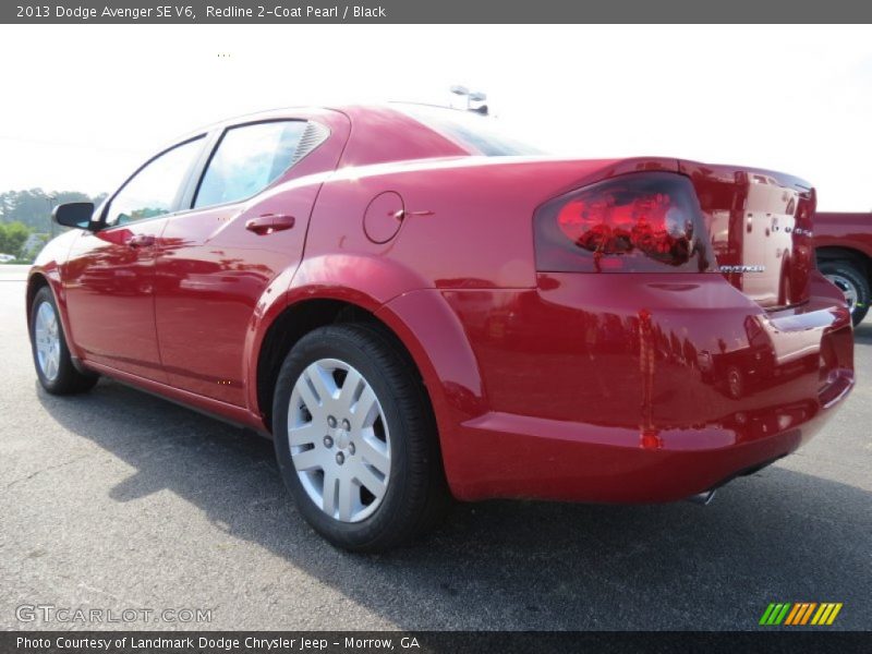 Redline 2-Coat Pearl / Black 2013 Dodge Avenger SE V6