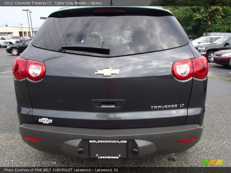 Cyber Gray Metallic / Ebony 2012 Chevrolet Traverse LT