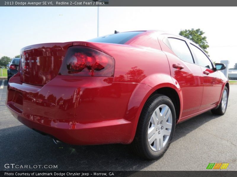 Redline 2-Coat Pearl / Black 2013 Dodge Avenger SE V6