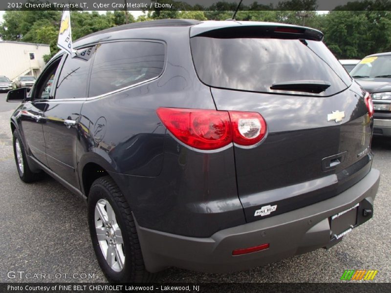 Cyber Gray Metallic / Ebony 2012 Chevrolet Traverse LT