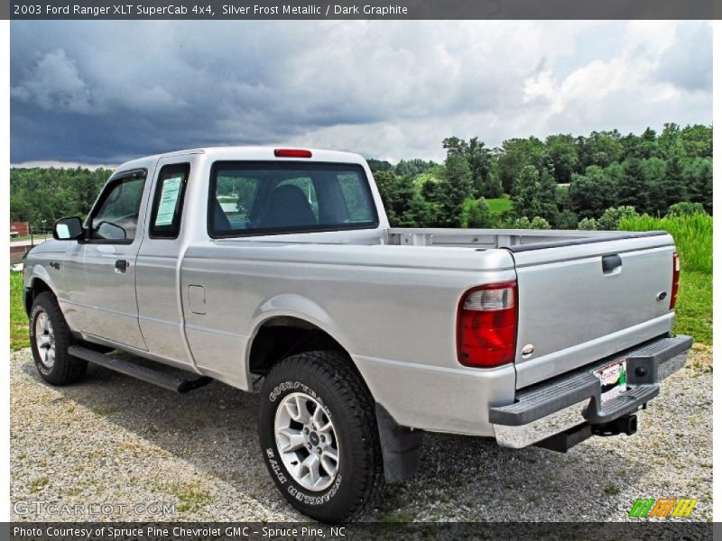 Silver Frost Metallic / Dark Graphite 2003 Ford Ranger XLT SuperCab 4x4