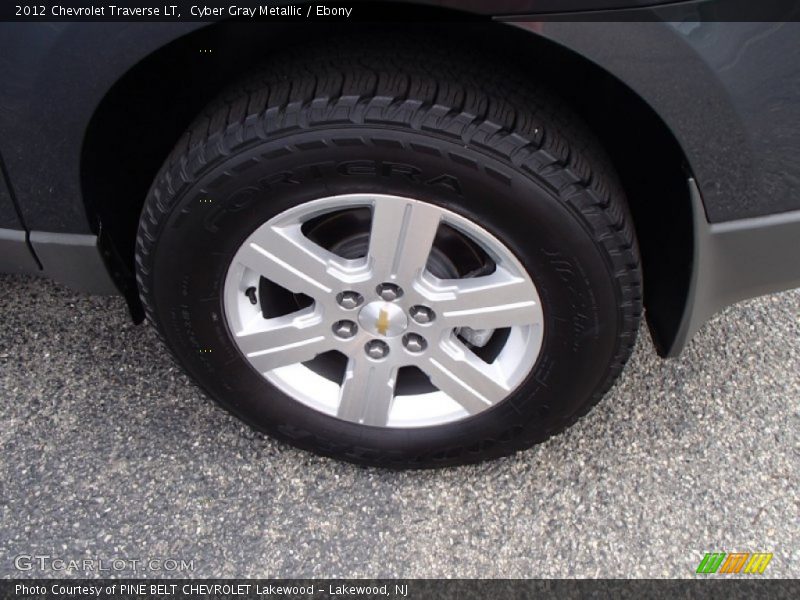 Cyber Gray Metallic / Ebony 2012 Chevrolet Traverse LT