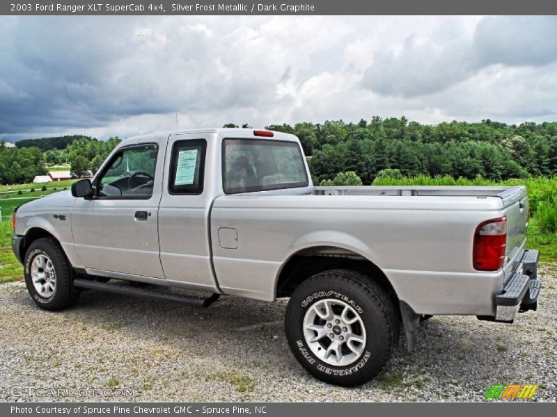 Silver Frost Metallic / Dark Graphite 2003 Ford Ranger XLT SuperCab 4x4